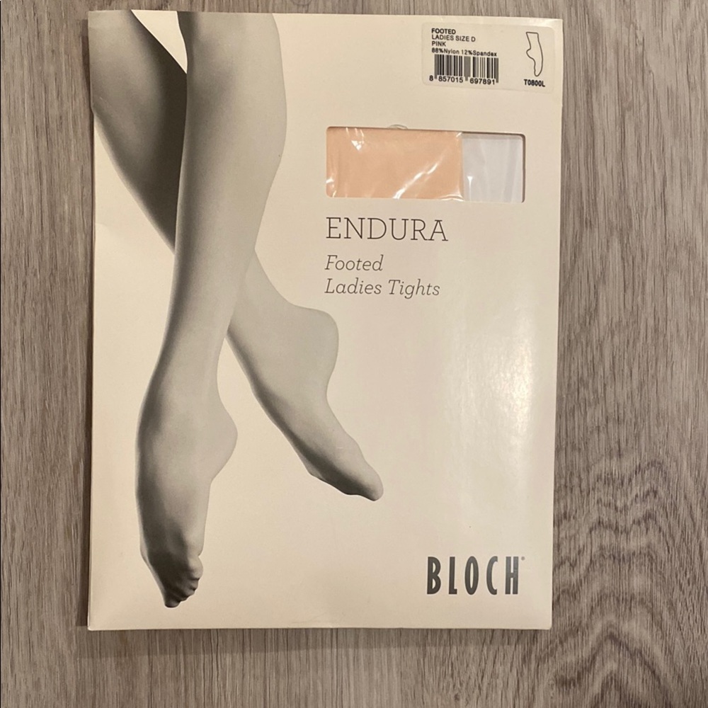 Bloch Endura Footed Ladies Tights - Cream